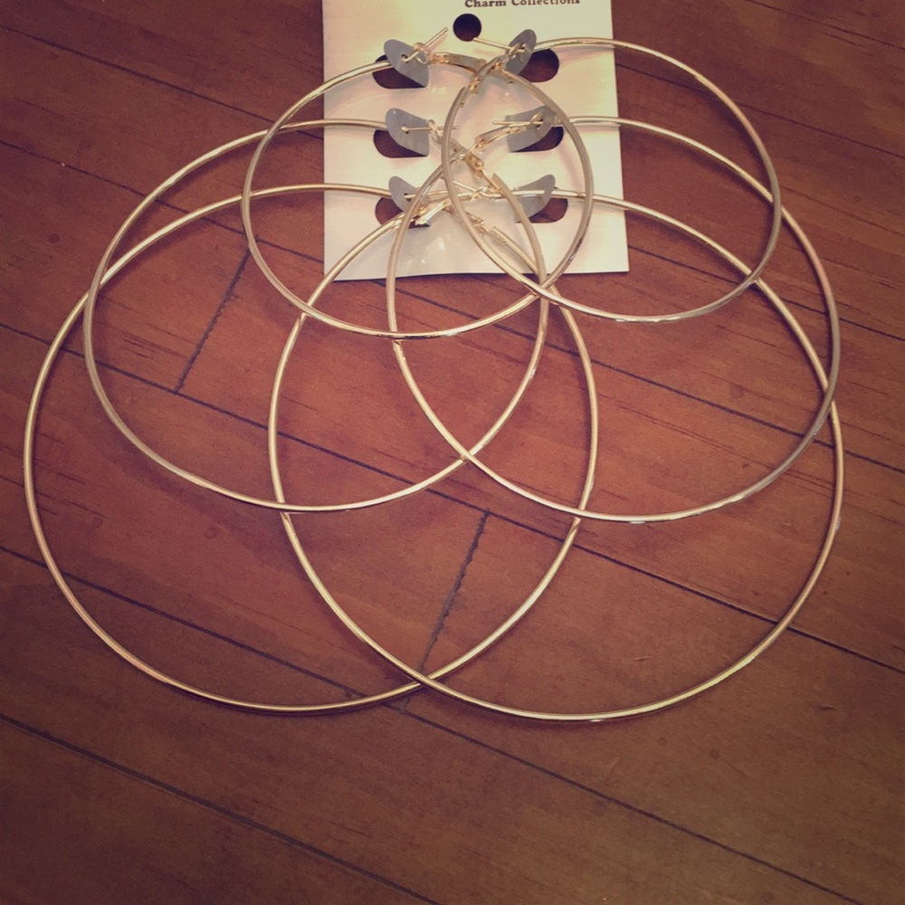Fashion jewelry regular 3 pair hoop pack
